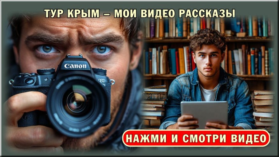 Вся красота Крыма откроется в моих видео рассказах