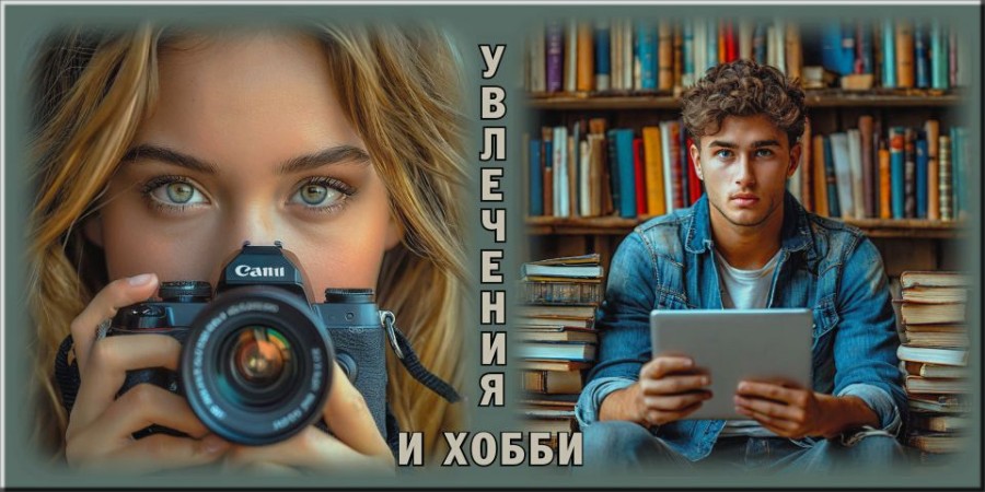 Увлечения и хобби - девушка фотограф